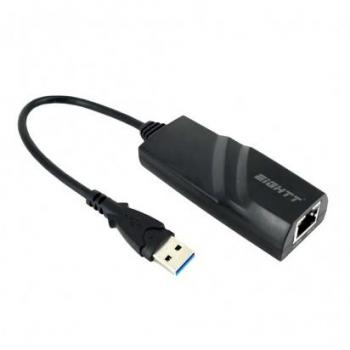 ADAPTADOR EIGHTT USB 3.0 A ETHERNET RJ45 GIGABIT