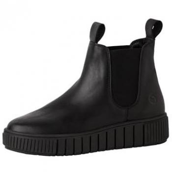 Tamaris Women's Stylish Black Chelsea Boots, Size 7 US