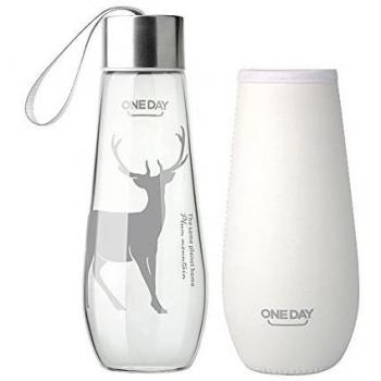 One Day sb60024 480 ml botella de agua con funda de nailon