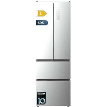 Frigorífico Americano Combi Cecotec Bolero CoolMarket F2D 395L Inox 185cm Total No Frost Clase E
