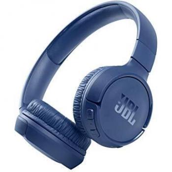 JBL TUNE 510BT – Auriculares inalámbricos on-ear con tecnología Bluetooth, ligeros, cómodos y plegables, hasta 40h de batería, Siri y Asistente de Google, con conexión multipunto, azul