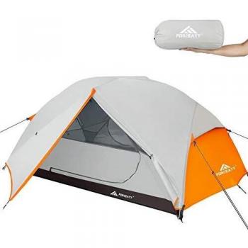 Forceatt Tienda de Campaña 2 Personas 100% Impermeable, Ventilación Doble Capa Peso Ligero Acampar Tienda, Fácil de Instalar, Ideal para Practicar Senderismo y Actividades al Aire Libre.