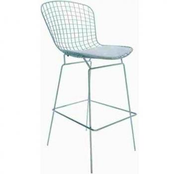 Icons Corner Taburete BERTOIA Blanco COJIN Blanco