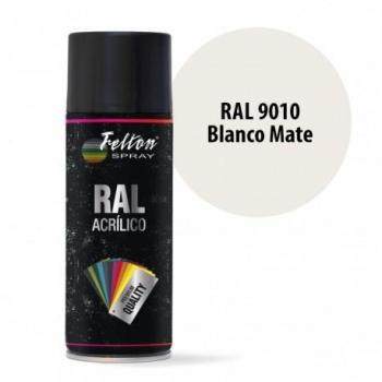 Spray Acrílico Blanco Mate RAL 9010 400 ml