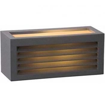 Aplique de Pared Exterior LED Metal Verina Negro Decorativo para Salón y Dormitorio