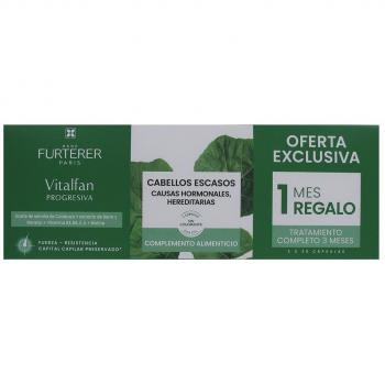 René Furterer Vitalfan Anticaída Progresiva 90 Cápsulas (3 Cajas de 30 Cápsulas)
