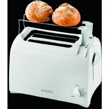 Krups ProAroma KH1511 - Tostadora, 700W, 2 rebanadas, blanco