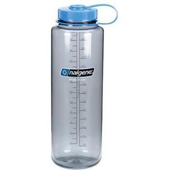 Nalgene 1,5L Bidón con Boca Ancha 1,5 l, Unisex Adulto, Gris, 1,5 litros