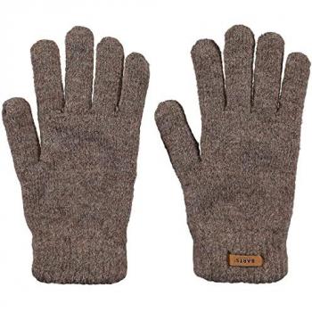 Barts Witzia Women's Brown Knit Gloves with Teddy Lining - One Size