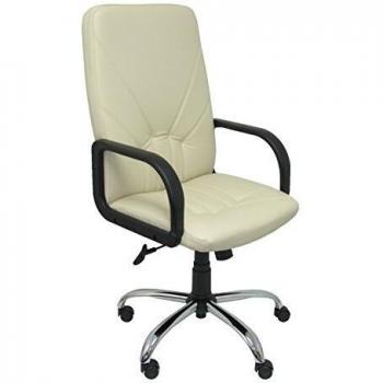 Sillón Ejecutivo Alberca en Similpiel Color Crema, Talla Única - Piqueras Y Crespo