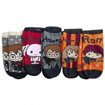 Harry Potter Chibi Mujer Calcetines Multicolor, 98% poliéster, 2% elastán,