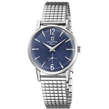 Festina Reloj Análogo clásico para Mujer de Cuarzo con Correa en Acero Inoxidable F20256/3