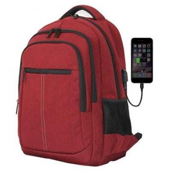 Phoenix Technologies PHBOSTONR Mochila Ordenador Portátil Rojo 15,6 pulgadas