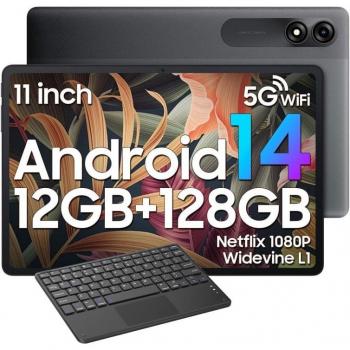 Tableta Blackview Tab 90, pantalla HD+ de 10,92 pulgadas, procesador T606 Octa Core, 12 GB de RAM, 128 GB de almacenamiento interno, batería de 8200 mAh, conectividad Wi