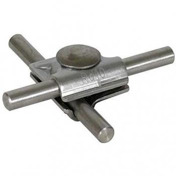 Stainless Steel T/Cross/Parallel Connector for 10mm Round Cable - Model 391069