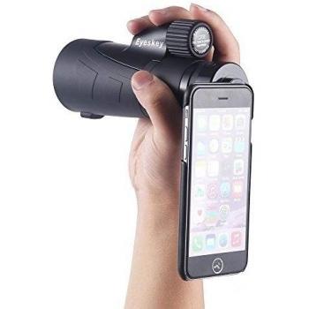 12 x 50 monocular impermeable con correa lateral, y adaptador Che connette facilmente el Monocular al vostro phone6 y iPhone 6s
