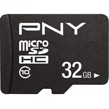 PNY Performance Plus 32GB MicroSDHC Class 10 Memory Card with SD Adapter