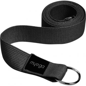 Myga 2-in-1 Black Yoga and Pilates Belt Sling