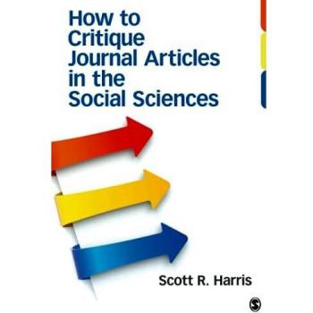 How to critique journal articles in the social sciences