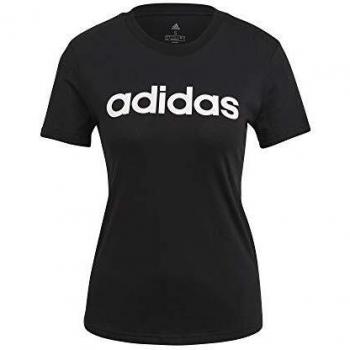 Adidas Linear Camiseta De Manga Corta para Mujer en Color Negro Talla S