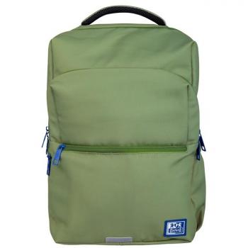 Mochila Oxford B-Ready 28L de poliéster reciclado RPET color verde, dimensiones 420x300x150 mm