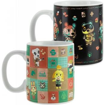 Taza Animal Crossing Sensible al Calor Cambio de Color Cerámica 300 ml
