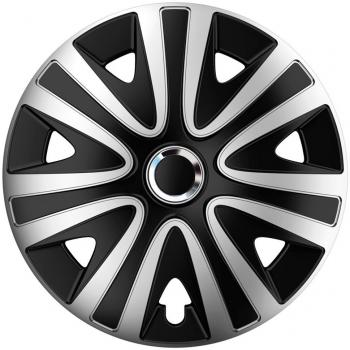 Juego de 4 Tapacubos Fast-VAN 15 pulgadas Plateado/Negro