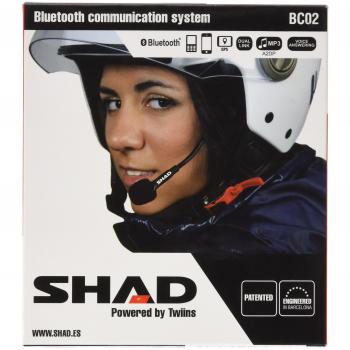 SHAD X0BC02 Smart Hands Free BC02 Bolsa Blanda para Motocicleta, Color Negro