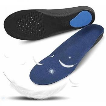 Tratamiento de Espuma Transpirable Elástico Alto EVA del Diabético Arco Soporte Ortho Salud Terapéutica Plantillas Azul XL código