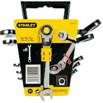 Stanley - Jg Llaves Mistas Roquete Articulado 6P