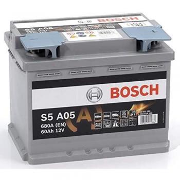 Batería de coche Bosch S5A05 AGM 60Ah 680A EN Start-Stop 12V