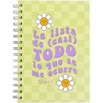 Libreta Mr. Wonderful: La lista de (casi) todo lo que se me ocurre.