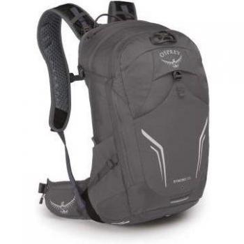 Mochila Osprey Syncro 20L multideporte para hombre color gris carbón, capacidad de 20 litros, diseño ergonómico, sistema de ventilación AirSpeed, compartimento para hidratación, múltiples bolsillos organizadores y