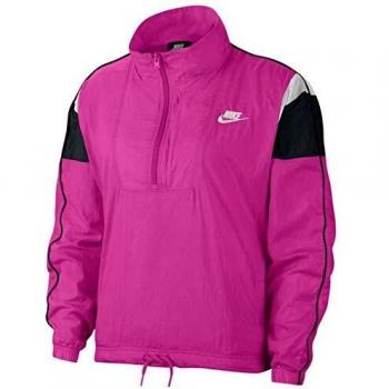 Nike Women's Short Windbreaker Heritage Jacket in Fire Pink, Size S
