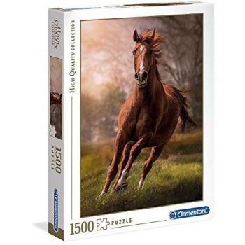 Clementoni- Puzzle 1500 Piezas El Caballo, Multicolor