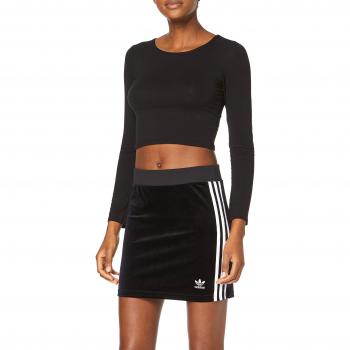 adidas 3 STR Skirt Falda de Tenis, Mujer, Negro, 36