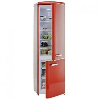 Exquisit Frigorífico retro RKGC250-70-H-160E rojo | dispositivo de pie | 244 l de volumen | rojo
