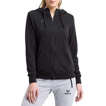 Erima Basic Women's Zip-Up Hoodie Black