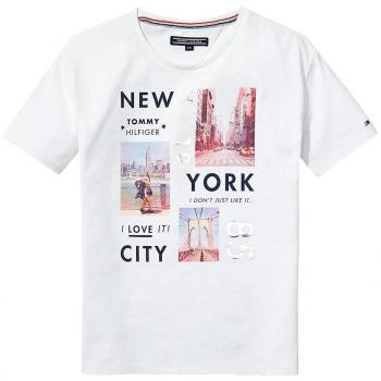 Camiseta Tommy Hilfiger Ame NY Blanco 16 Blanco
