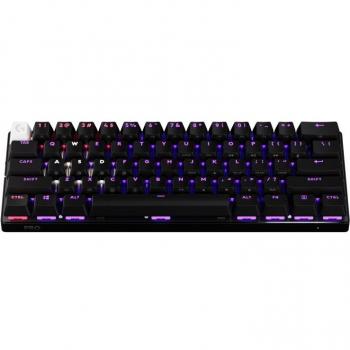 Teclado Mecánico Gaming Inalámbrico Logitech G PRO X 60 LIGHTSPEED RGB GX Tactile Negro QWERTY USA