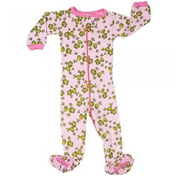 elowel | Pijamas De Niñas | Bebé, Pequeño, Chicas, Ropa De Dormir | 1 Pieza | Algodon | Tamaño: 6-12 Meses | Colro: Multicolor | Diseño: Fröschchen