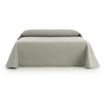 Colcha Reversible Extrasuave 105cm Piedra - Sanelitex Made in Spain con Relleno 90 Gr/m²