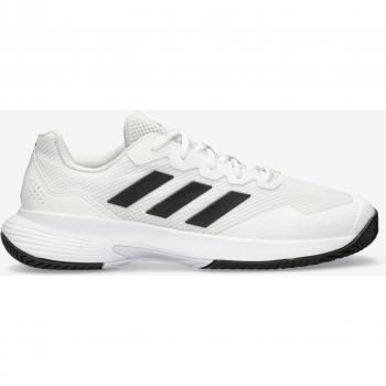 Zapatillas de Tenis/Pádel Adidas Gamecourt 2.0 Hombre Blanco/Negro Talla 44 2/3