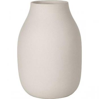 Jarrón de Cerámica Colora Grande 20 cm Color Moonbeam Beige