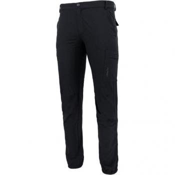 Pantalón de montaña Joluvi Outdoor Kilkenny negro - Pantalón técnico, tejido resistente al agua, transpirable, con refuerzos en rodillas y trasero, múltiples bolsillos, ajuste en cintura y piernas