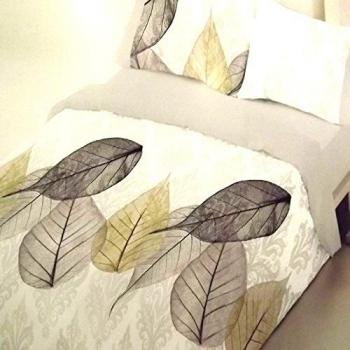 Burrito Blanco - Juego de funda nórdica 337 Gris, para cama de 150 x 190/200 cm.