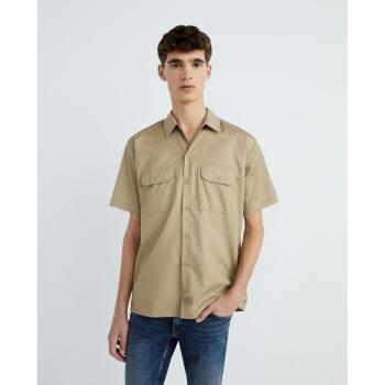 Camisa Dickies Work Manga Corta Algodón Bolsillos Laterales
