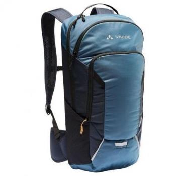 Mochila Vaude Ledro 12 - Mochila de ciclismo, color mar báltico, capacidad de 12 litros, diseño ergonómico, sistema de ventilación en la espalda, compartimento principal con acceso fácil, bolsillos