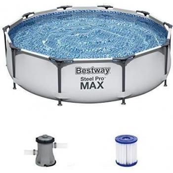 Bestway Steel Pro MAX Marco de Acero, Gris