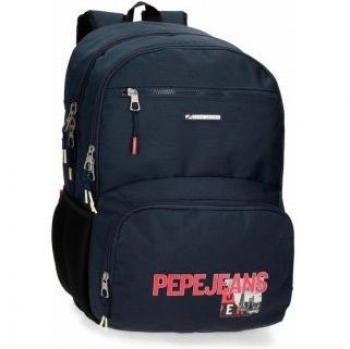 Mochila Pepe Jeans Dikran con doble compartimento y diseño adaptable
